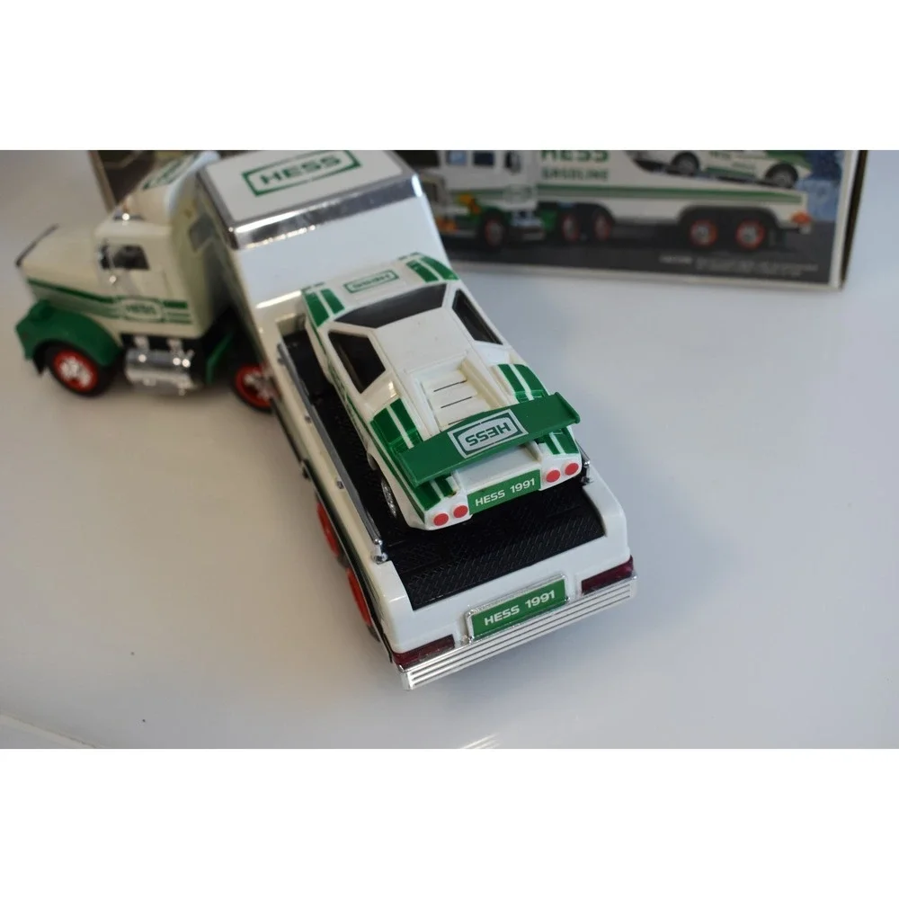1991 Hess Toy Truck And Racer Lamborghini Brand New In Original Box
